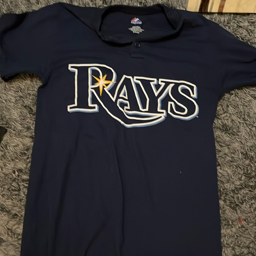Tampa bay rays Henley mens small shirt